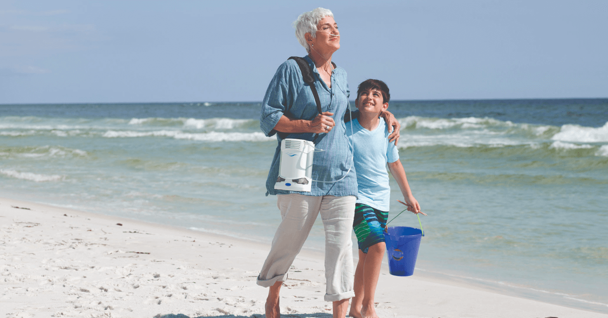 FreeStyle Comfort Portable Oxygen Concentrator from CAIRE